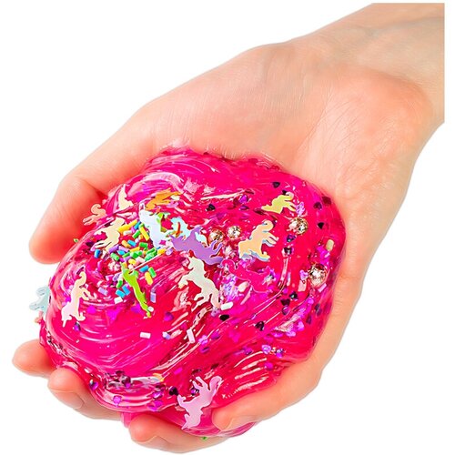 Набор для создания слайма Slimer Игрушка в наборе из пластичных масс. Единорог, 250мл (SR002), 12шт. slimer slimer пенопластовые шарики 4 мм розовый