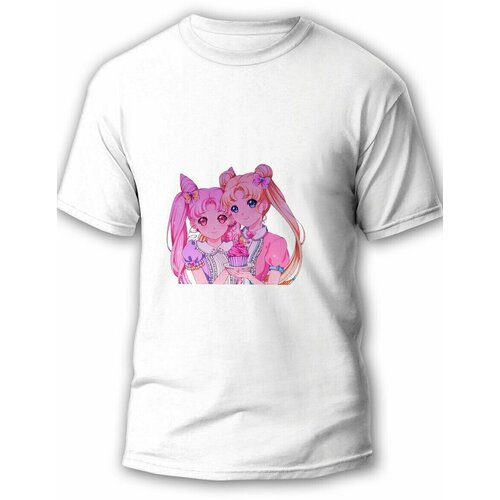 фото Футболка, размер l, белый будь на стиле