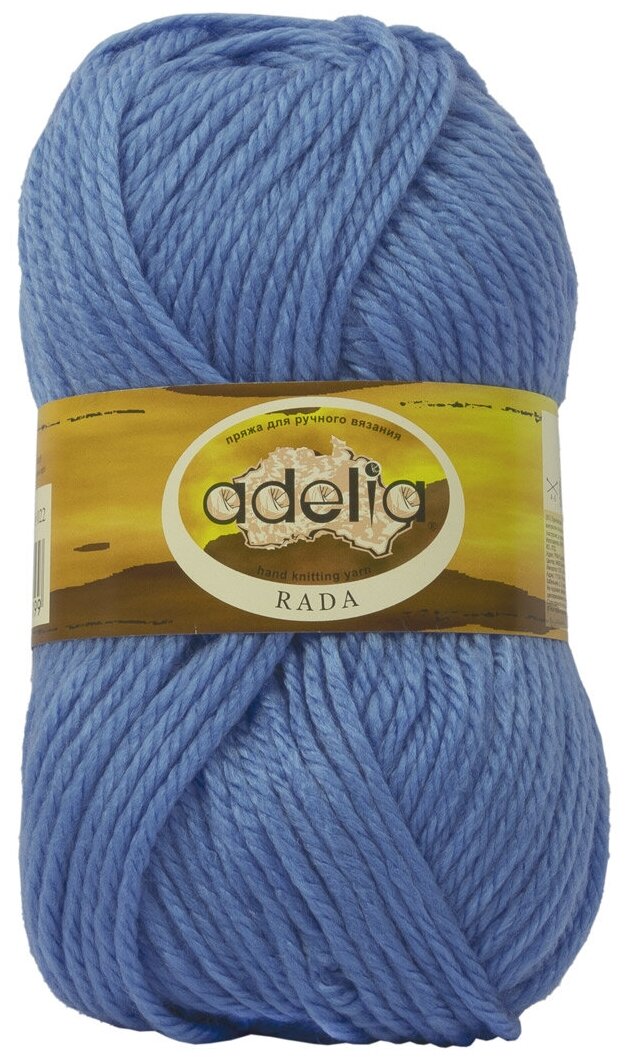 Пряжа ADELIA "RADA" 100% акрил 100 г 80 м №022 голубой