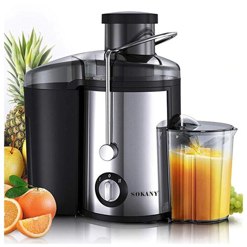 Соковыжималка центробежная SOKANY SK-4000 черный серебристый 269900₽