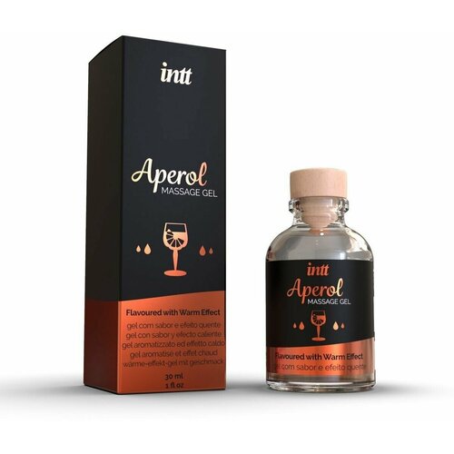 Массажный гель с согревающим эффектом Aperol - 30 мл 59533 intt massage gel coffee 30 мл массажный гель с ароматом кофе и согревающим эффектом