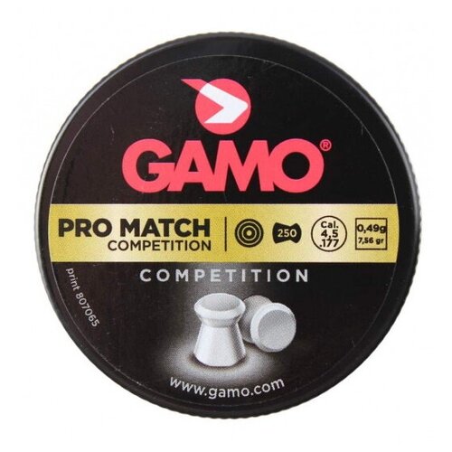 Пули "Gamo Pro Match" калибр 4,5 мм (250 шт)