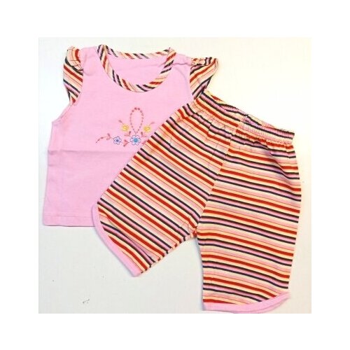 Комплект одежды  ПАПА МАМА, размер 22/68-74, розовый