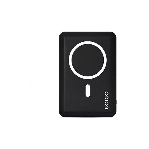 Магнитный аккумулятор Epico емкостью 5000 мАч разъем USB-C беспроводная зарядка для iPhone технология MagSafe черная 1299000₽