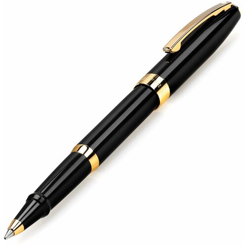 Ручка-роллер SHEAFFER Sagaris Gloss Black Gold Tone Trim (SH E1947151)