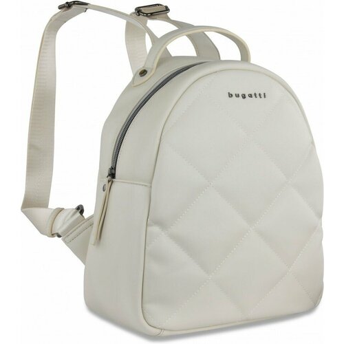 Рюкзак женский BUGATTI Cara, белый, полиуретан, 25,5х11х27,5 см, 7 л 49615140