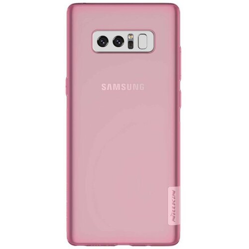 Накладка силиконовая Nillkin Nature TPU Case для Samsung Galaxy Note 8 N950 прозрачно-розовая