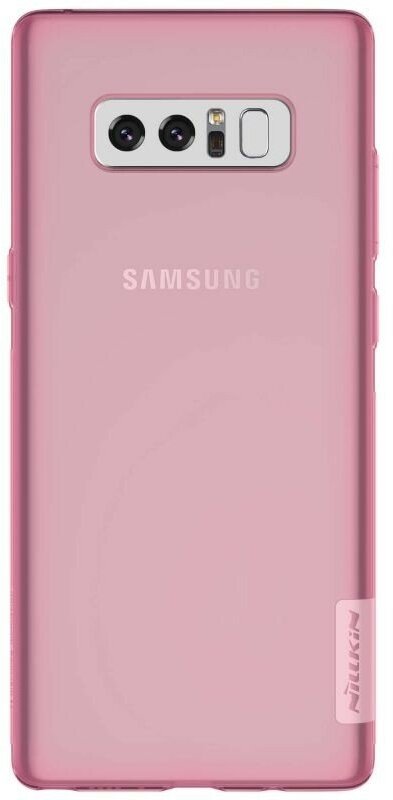 Накладка силиконовая Nillkin Nature TPU Case для Samsung Galaxy Note 8 N950 прозрачно-розовая