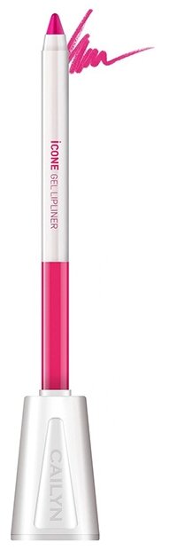 CAILYN Карандаш для губ ICone Gel LipLiner with Sharpner Holder, L03 Magenta