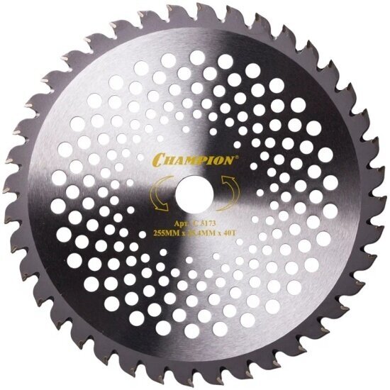 Диск Champion C5173 Speed 40/255/25,4 для триммера SRM-330ES/SRM-350ES