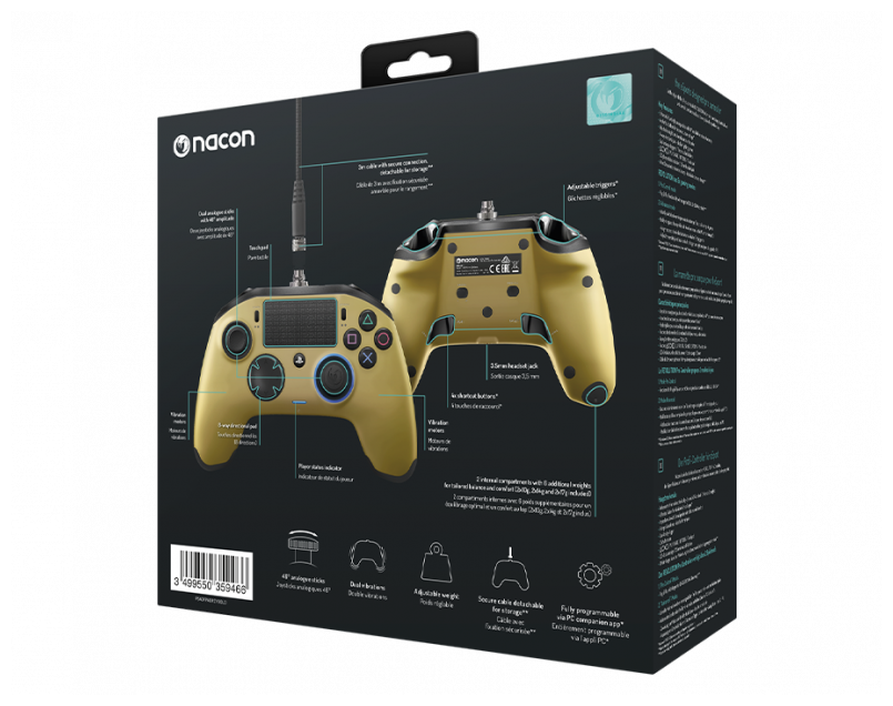 Геймпад проводной Nacon Revolution Pro Controller, черный