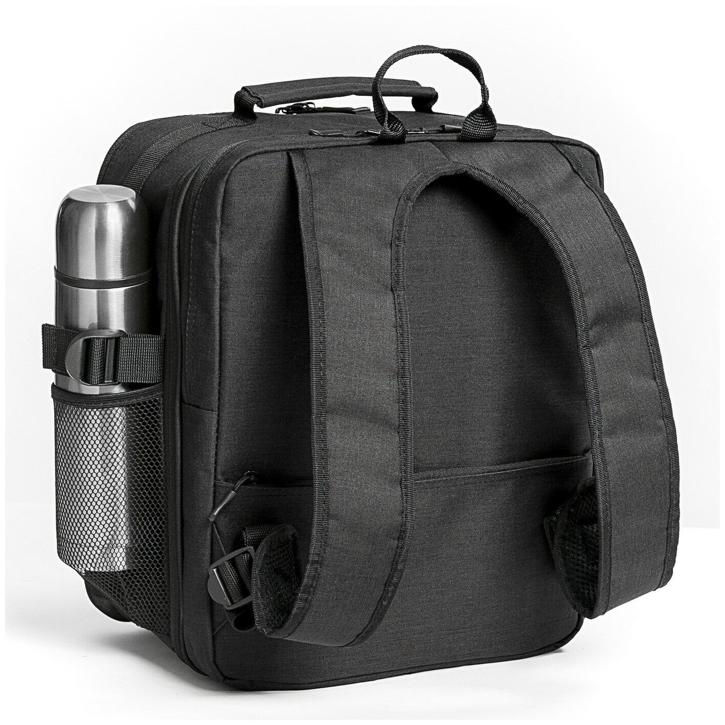 Рюкзак-трансформер сумка для ручной клади Pobedabags Black Advanced 36x30x27/20