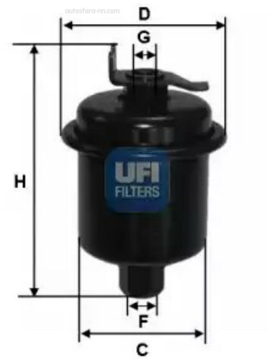 Фильтр топливный UFI 3162100
