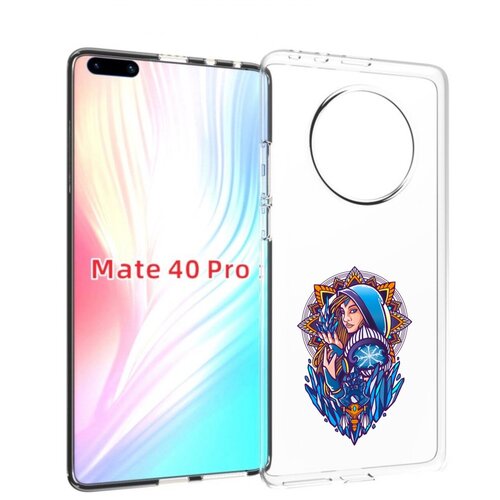 Чехол MyPads кристал мейден дота 2 для Huawei Mate 40 Pro (NOH-NX9) задняя-панель-накладка-бампер