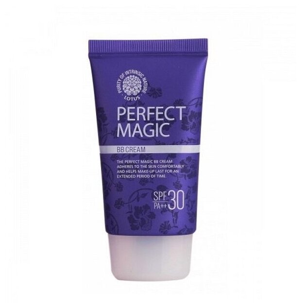 Матирующий ББ крем Welcos Lotus Perfect Magic BB Cream