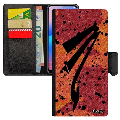 фото Чехол-книжка на мобильный samsung galaxy a10, "знак зодиака" каллиграфия зодиак utaupia