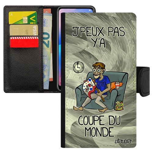 фото Чехол книжка на смартфон iphone 8 plus, "не могу - кубок мира!" спорт юмор utaupia