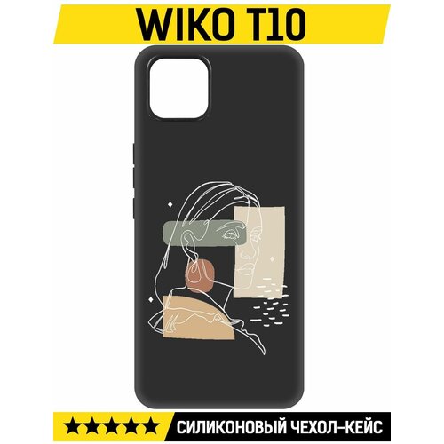 Чехол-накладка Krutoff Soft Case Уверенность для Wiko T10 черный чехол накладка krutoff soft case авокадо веселый для wiko t10 черный