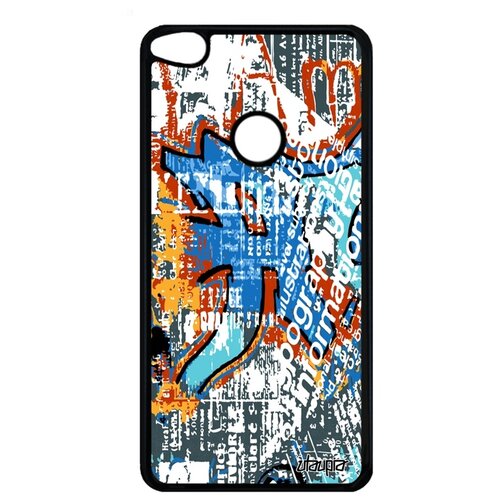 фото Чехол на p8 / p9 lite 2017, "стрит-арт" рисунок текст utaupia