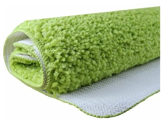 Комплект ковриков для ванной L'CADESI ANELYA, 50x80 (50x40), зеленый - фотография № 4