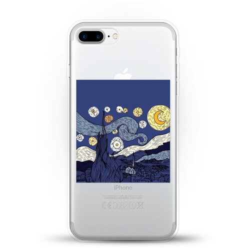 фото Силиконовый чехол ночь на apple iphone 8 plus andy & paul