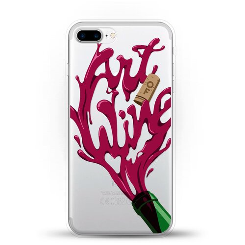 фото Силиконовый чехол art of wine на apple iphone 7 plus andy & paul