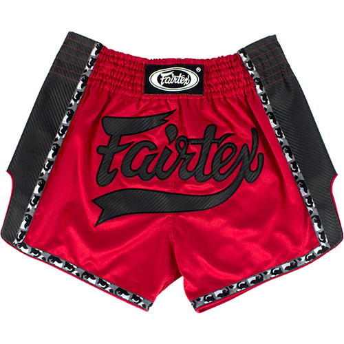 шорты fairtex красный Трусы боксерские Fairtex, размер S, красный