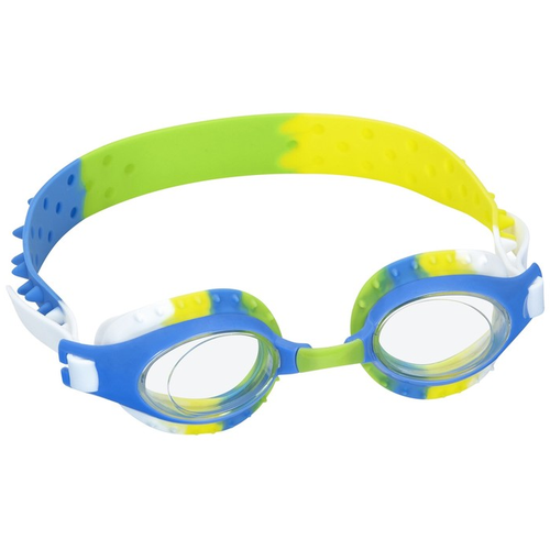 Очки для плавания Bestway 21099 Summer Swirl Goggles, синий/зеленый/желтый