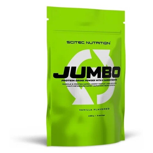 Гейнер Scitec Nutrition Jumbo, 1320 г, ваниль