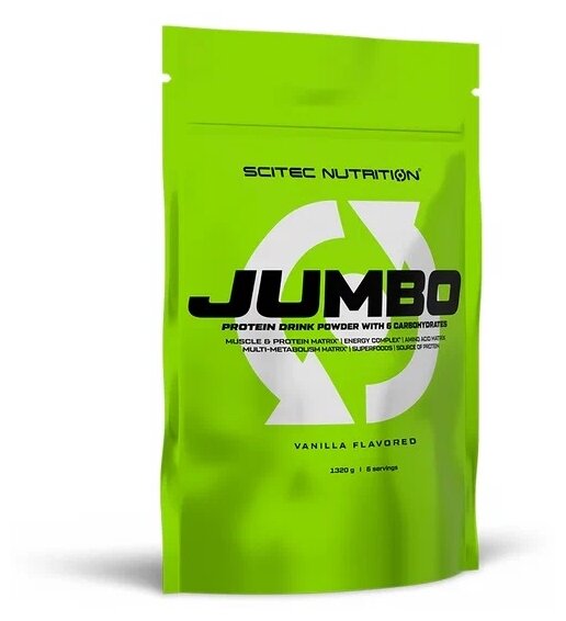 Гейнеры высокоуглеводные Scitec Nutrition Jumbo (1320 г) Ваниль