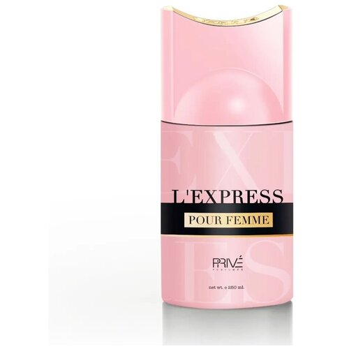 Prive Дезодорант-спрей L`EXPRESS POUR FEMME женский 250 мл дезодорант спрей женский prive secret love pour femme 250мл