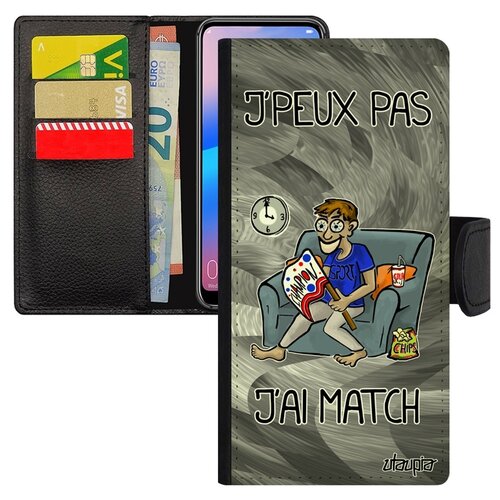 фото Чехол книжка на мобильный samsung galaxy a10, "не могу - у меня матч!" юмор кубок utaupia