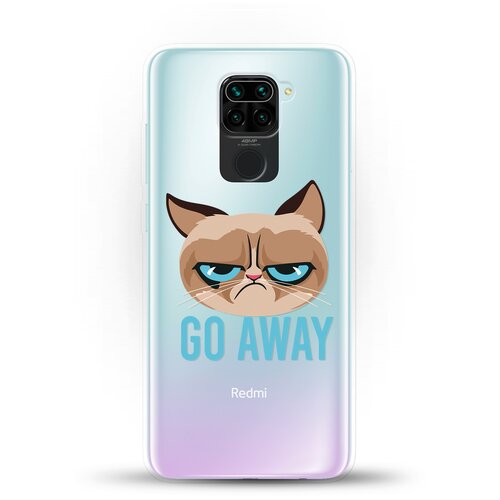 фото Силиконовый чехол grumpy cat на xiaomi redmi note 9 andy & paul