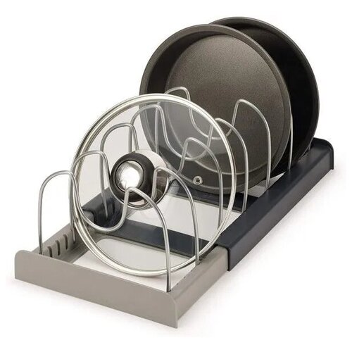 Подставка для сковородок и крышек с раздвижной конструкцией