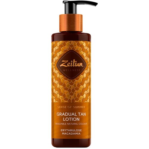 Лосьон-автозагар постепенного действия Zeitun Sense of Summer Gradual Tan Lotion /200 мл/гр.