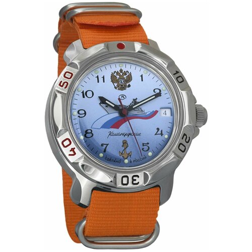 Наручные часы Восток Командирские, оранжевый наручные часы восток командирские мужские наручные часы восток командирские 811619 мультиколор