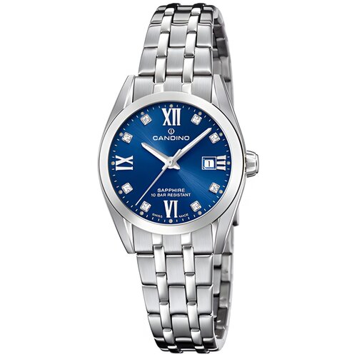 фото Наручные часы candino couple woman, серебряный, синий