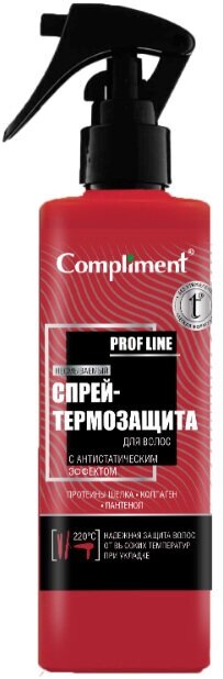 Compliment Спрей Термозащита для волос с антистатическим эффектом 200 мл 1 шт