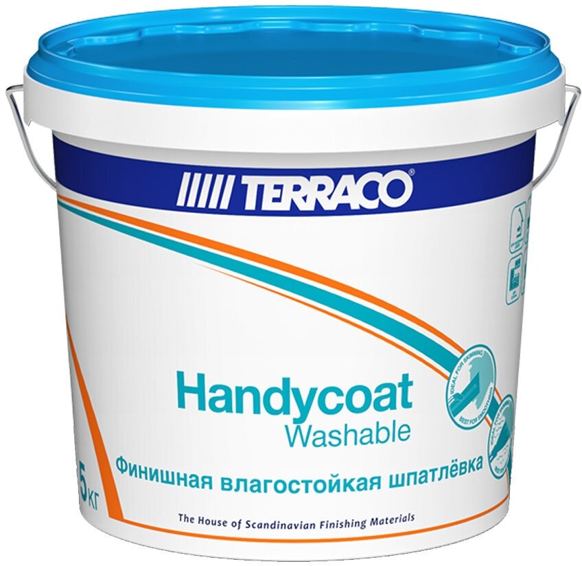 Шпатлевка финишная Terraco Handycoat Washable 5 кг