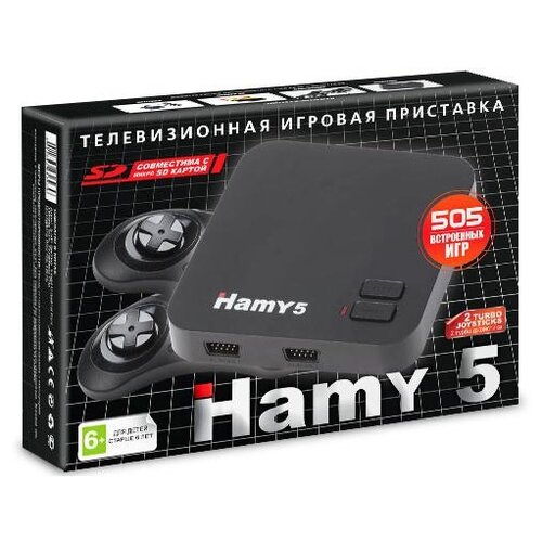 фото Игровая приставка hamy 5. это 8bit и 16bit2 в 1 + 505 игр. черная коробка