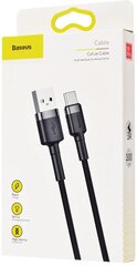 Baseus cafule Cable USB For Type-C 3A 1M Gray+Black