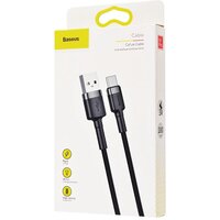 Baseus cafule Cable USB For Type-C 3A 1M Gray+Black