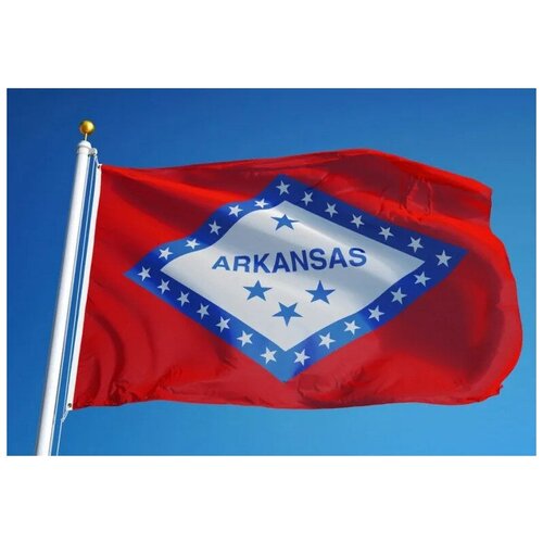 Флаг штата Арканзас клуб нумизмат монета 1 2 доллара америки 1936 года серебро 100 летие штата арканзас