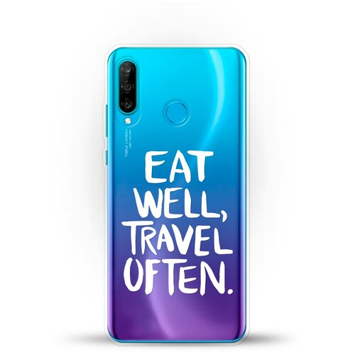 фото Силиконовый чехол eat well на honor 20s andy & paul