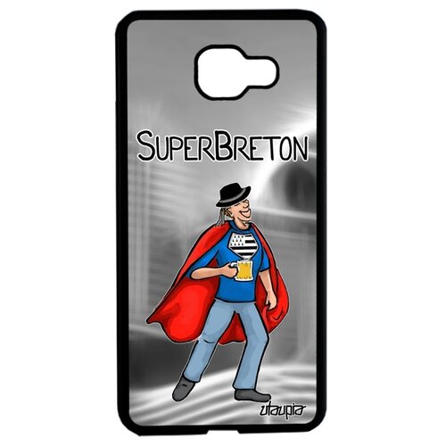 фото Чехол для телефона samsung galaxy a5 2016, "супербретонец" рисунок герой utaupia
