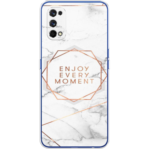 Силиконовый чехол на Realme 7 Pro / Реалми 7 Про Enjoy every moment мрамор силиконовый чехол enjoy every moment мрамор на asus zenfone 7 pro zs671ks асус зенфон 7 про zs671ks