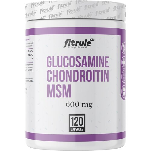 Fitrule Glucosamine+Chondroitin+MSM 600mg 120 caps
