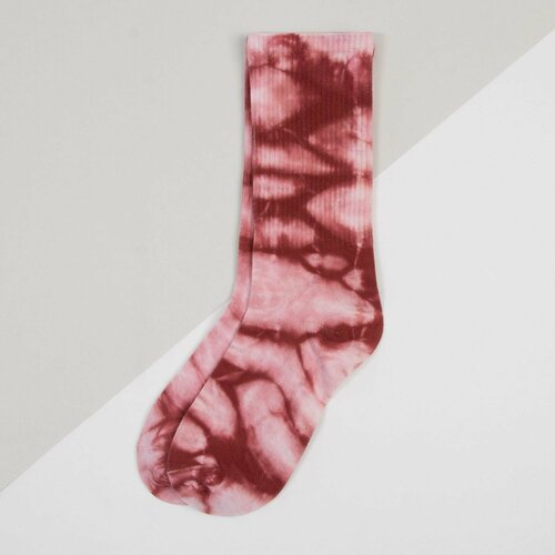 фото Женские носки kaftan средние, размер 36-39, белый, бордовый