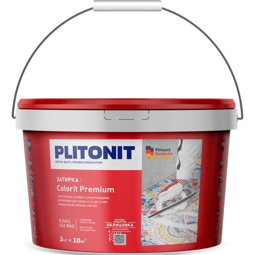 Затирка Plitonit Colorit Premium, 2 кг, какао