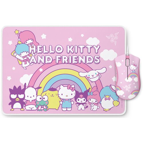Комплект игровая мышь Razer DeathAdder Essential и коврик для мыши Razer Goliathus Hello Kitty and Friends Edition 749900₽